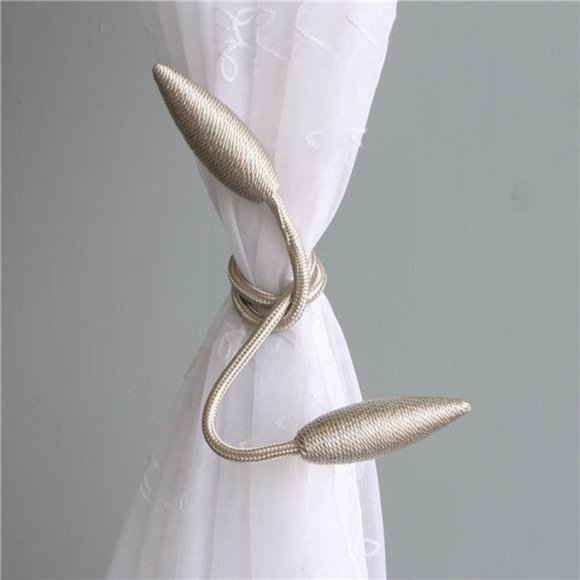 2 Pieces Curtain Tiebacks Clips Creative Window Drape Twist Tie Backs European - Picture 5 of 7